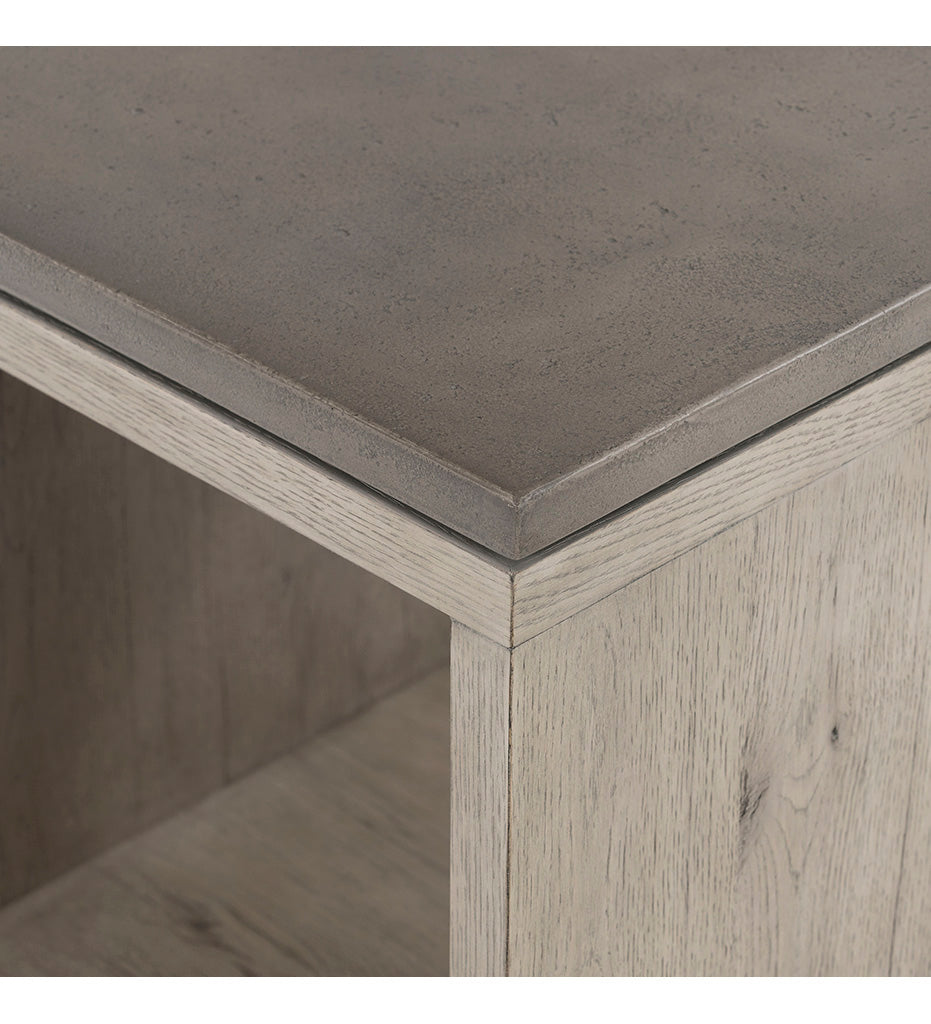 Allred Collaborative - Four Hands - Faro End Table - Dark Grey Concrete - Faro End Table - Dark Grey Concrete - 228127-001