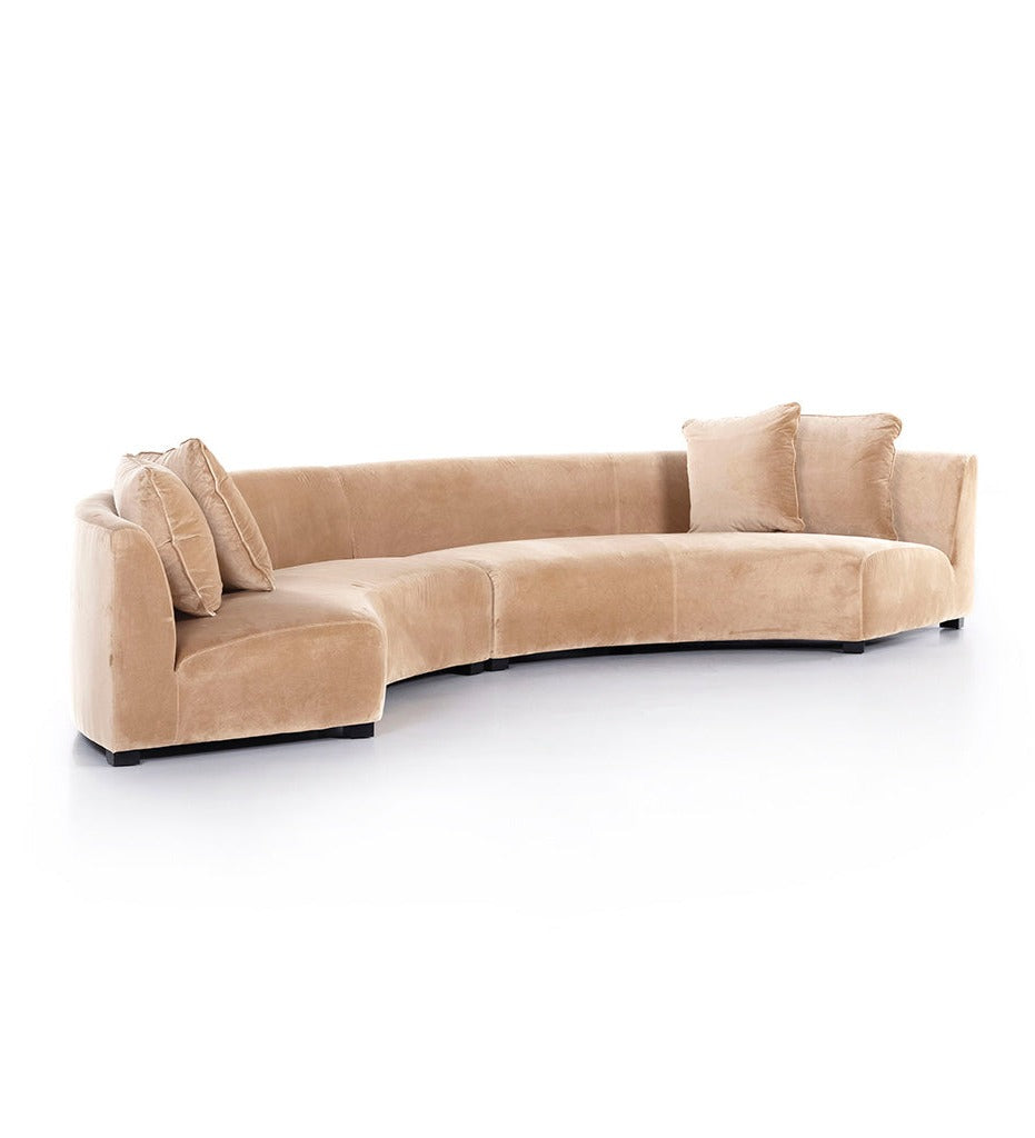 Allred Collaborative - Four Hands - Liam 2pc Sectional - Surrey Camel - Liam 2pc Sectional - Surrey Camel - 105763-007