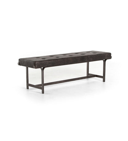 Allred Collaborative - Four Hands - Lindy Bench - Rialto Ebony - Lindy Bench - Rialto Ebony - CIRD-238-G6