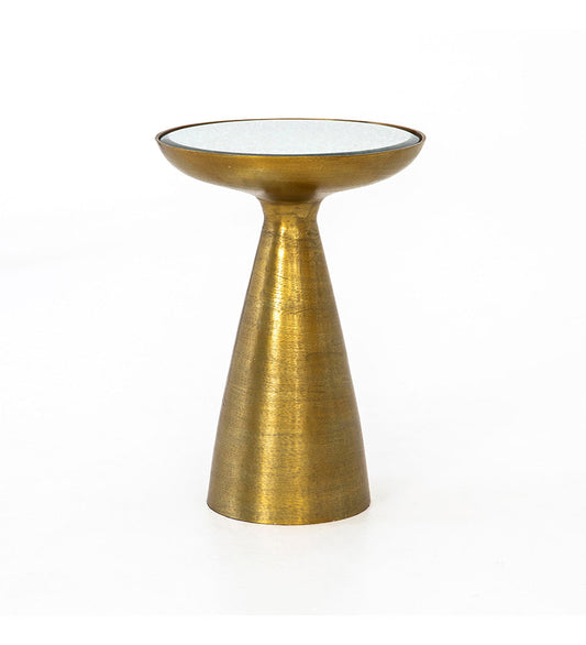 Allred Collaborative - Four Hands - Marlow Mod Pedestal Table - Brushed Brass - Marlow Mod Pedestal Table - Brushed Brass - IMAR-48-BBS