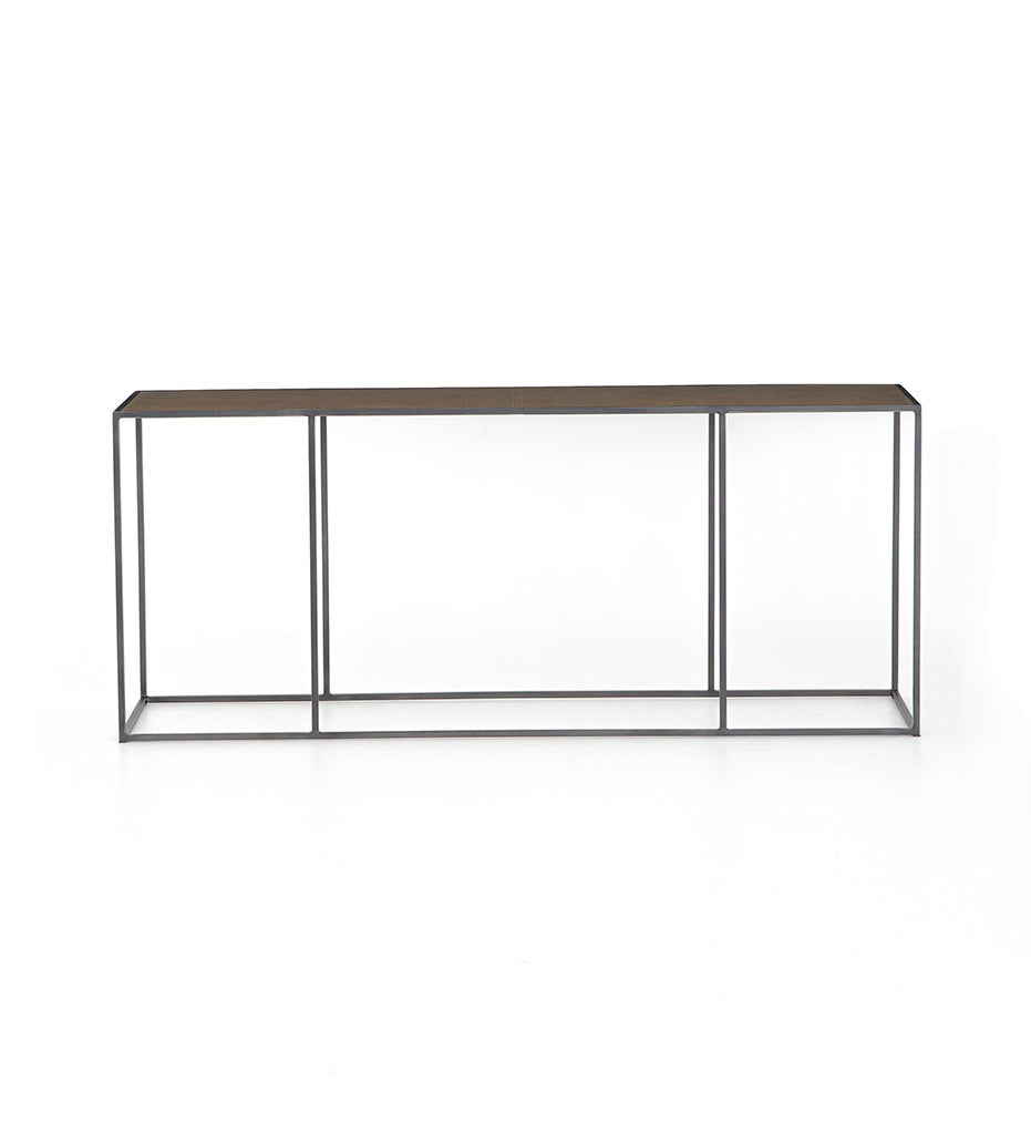 Allred Collaborative - Four Hands - Phillip Console - Antique Brass Clad - Phillip Console - Antique Brass Clad - CIMP-140A