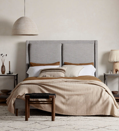 Allred Collaborative - Four Hands - Potter Bed - Queen - Manor Grey - Potter Bed - Queen - Manor Grey - 106124-011