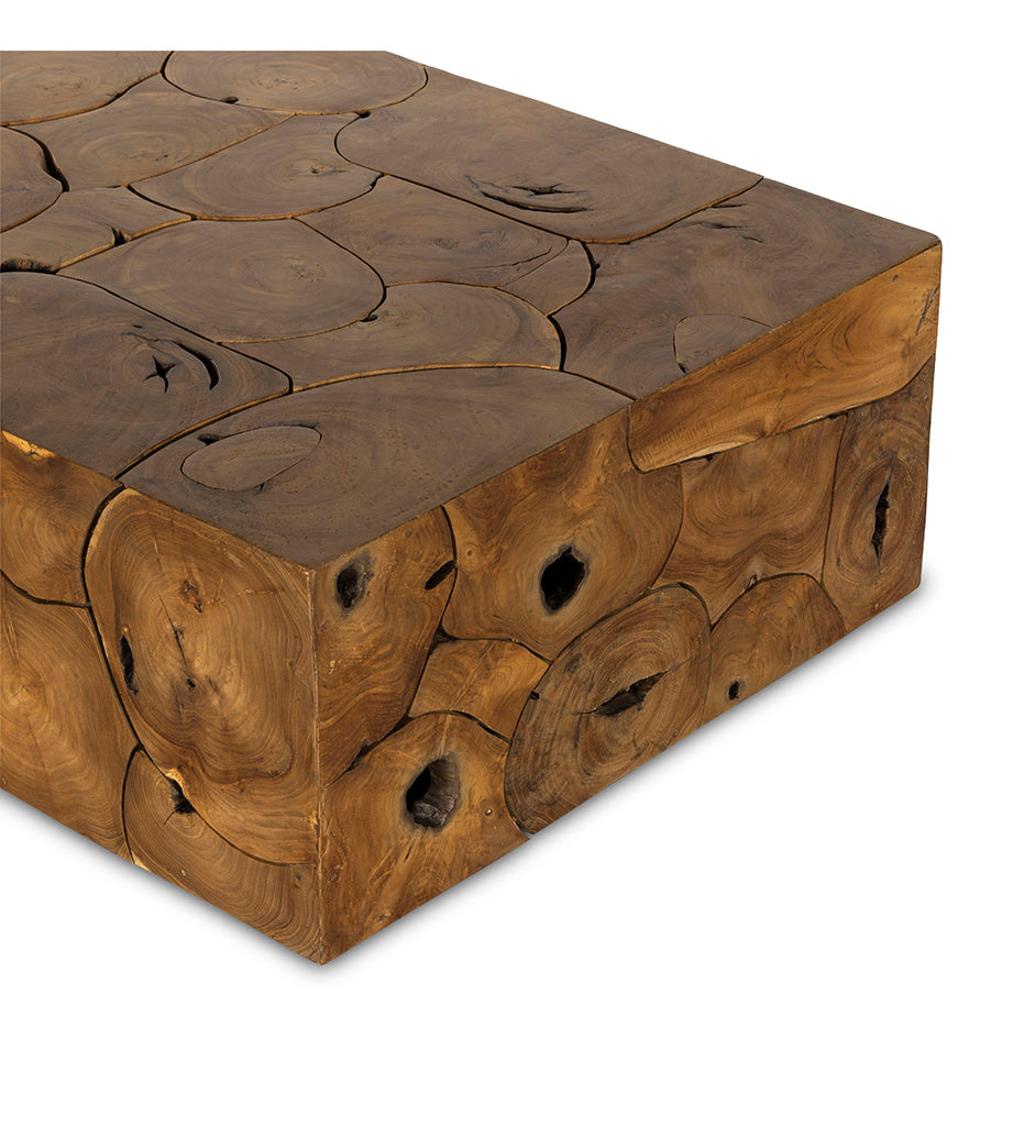 Allred Collaborative - Four Hands - Tomlin Outdoor Coffee Table - Teak Root - Tomlin Outdoor Coffee Table - Teak Root - 233364-001