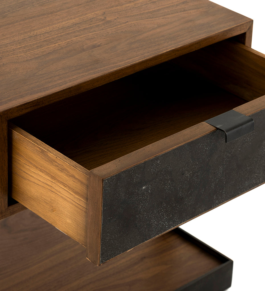 Allred Collaborative - Four Hands - Utica End Table - Dry Walnut - Utica End Table - Dry Walnut - 223635-001