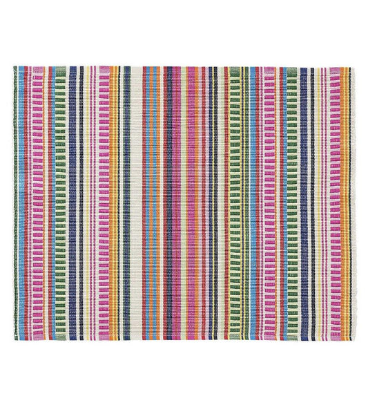 Allred Collaborative - Fresh American - Bright Stripe Placemat - Set of 4 - Bright Stripe Placemat - Set of 4 - FR505-P4