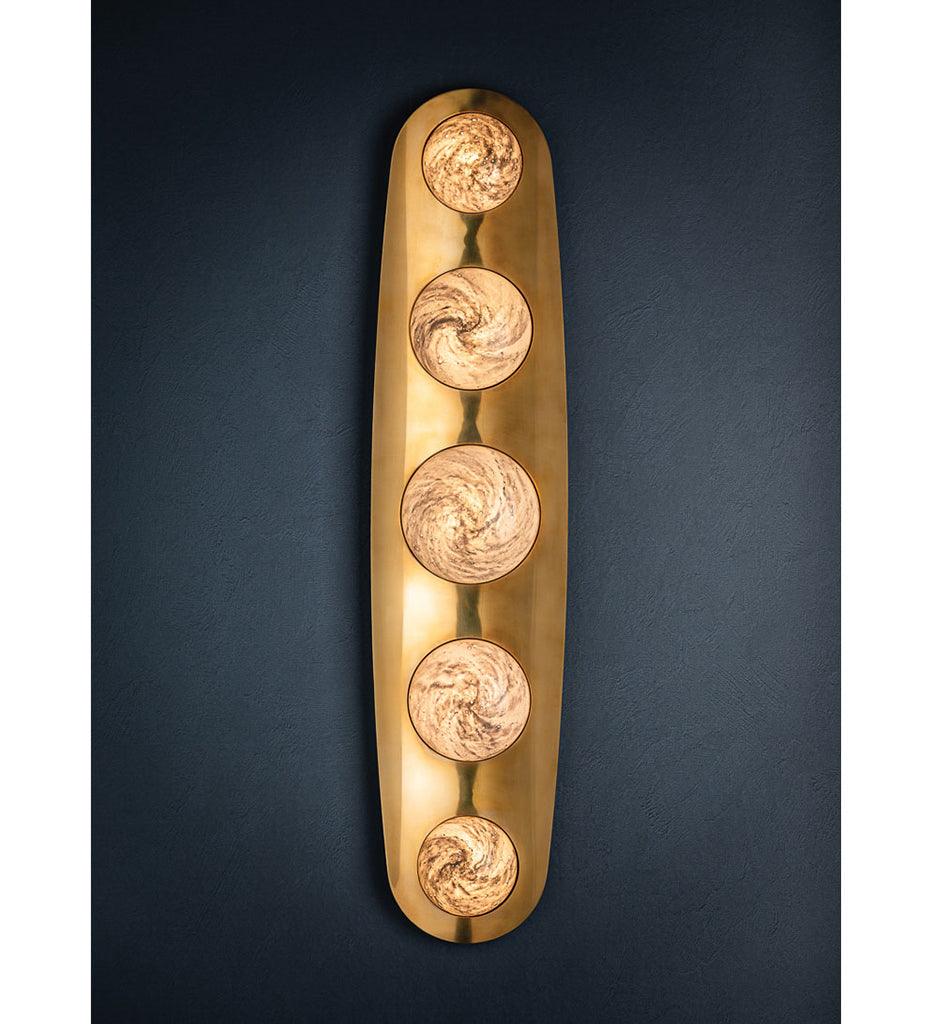 Allred Collaborative - HVLG - Bezel Wall Sconce - Five - Bezel Wall Sconce - Five - 472-05-VB