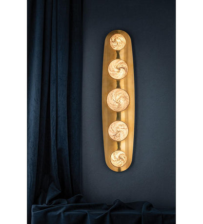 Allred Collaborative - HVLG - Bezel Wall Sconce - Five - Bezel Wall Sconce - Five - 472-05-VB