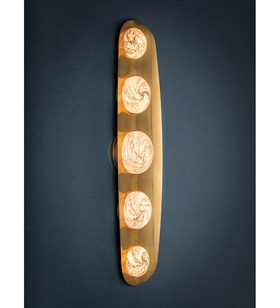 Allred Collaborative - HVLG - Bezel Wall Sconce - Five - Bezel Wall Sconce - Five - 472-05-VB