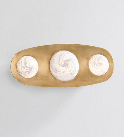 Allred Collaborative - HVLG - Bezel Wall Sconce - Three - Bezel Wall Sconce - Three - 472-03-VB