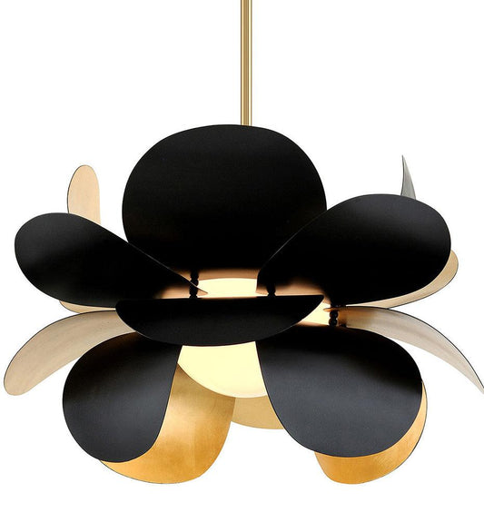 Allred Collaborative - HVLG - Ginger Chandelier - Large - - Ginger Chandelier - Large - - 308-43-GL/SBK