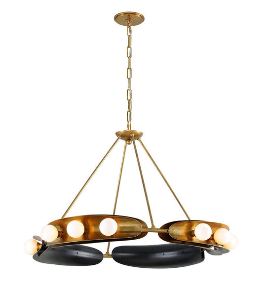 Allred Collaborative - HVLG - Hopper Chandelier - Large - Hopper Chandelier - Large - 271-012-VB/BBR