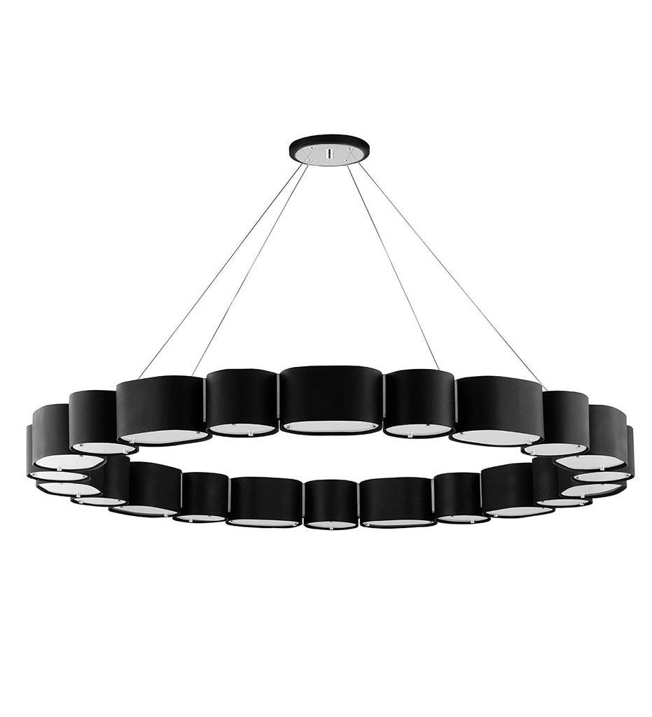 Allred Collaborative - HVLG - Opal Chandelier - Large - - Opal Chandelier - Large - - 393-50-SBK/SS