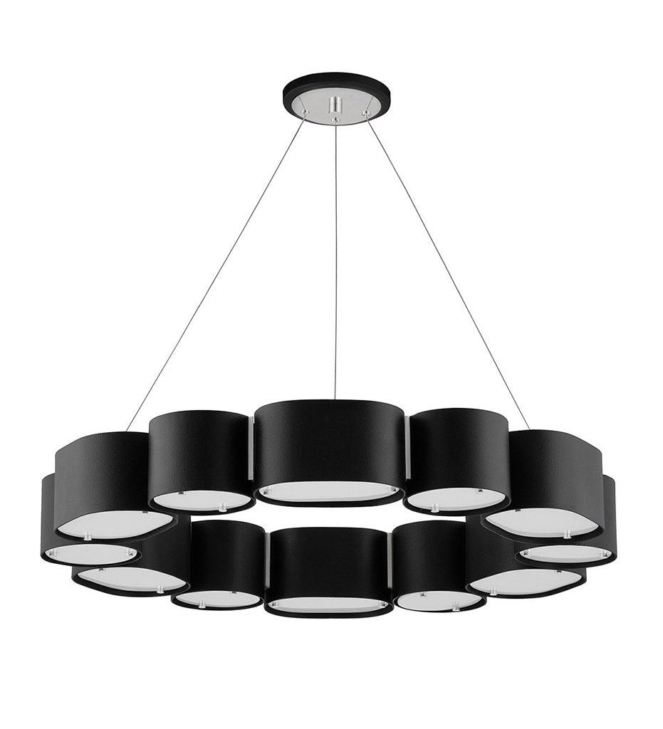 Allred Collaborative - HVLG - Opal Chandelier - Medium - - Opal Chandelier - Medium - - 393-30-SBK/SS