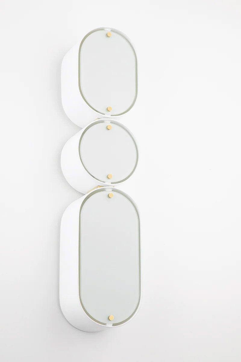 Allred Collaborative - HVLG - Opal Wall Sconce - - Opal Wall Sconce - - 393-03-SBK/SS