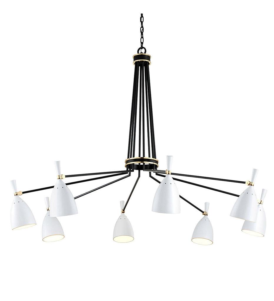 Allred Collaborative - HVLG - Utopia Chandelier - Large - Soft Black/White - Utopia Chandelier - Large - Soft Black/White - 281-08