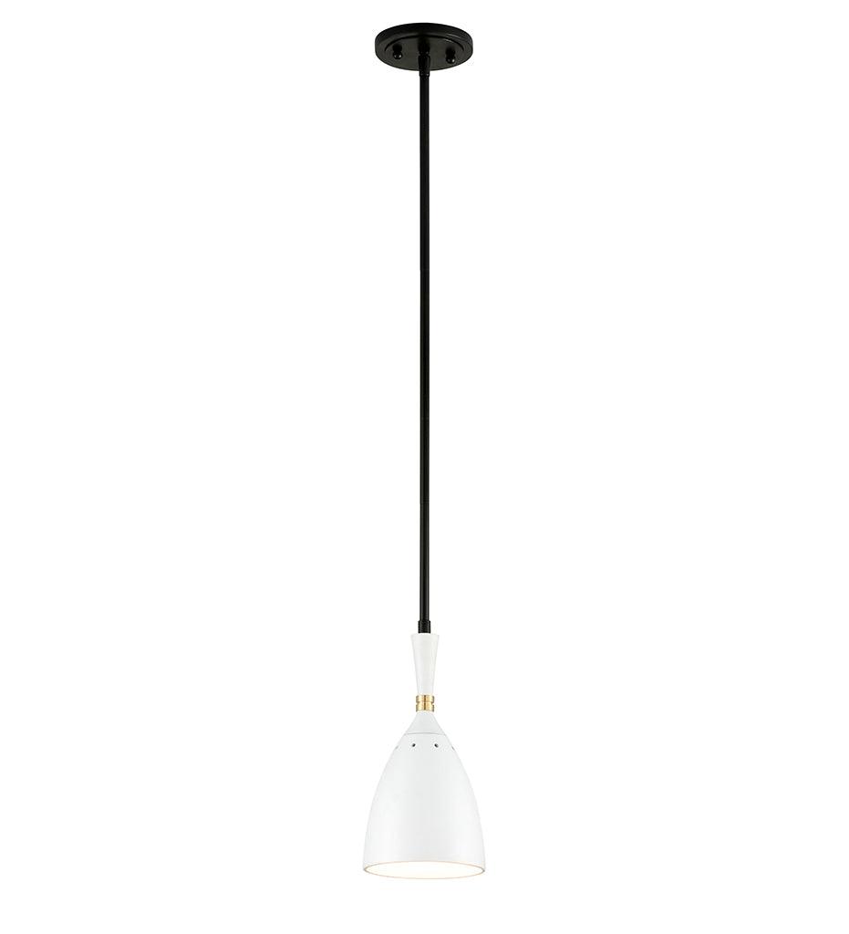 Allred Collaborative - HVLG - Utopia Pendant - Soft Black - White Shades - Utopia Pendant - Soft Black - White Shades - 281-41