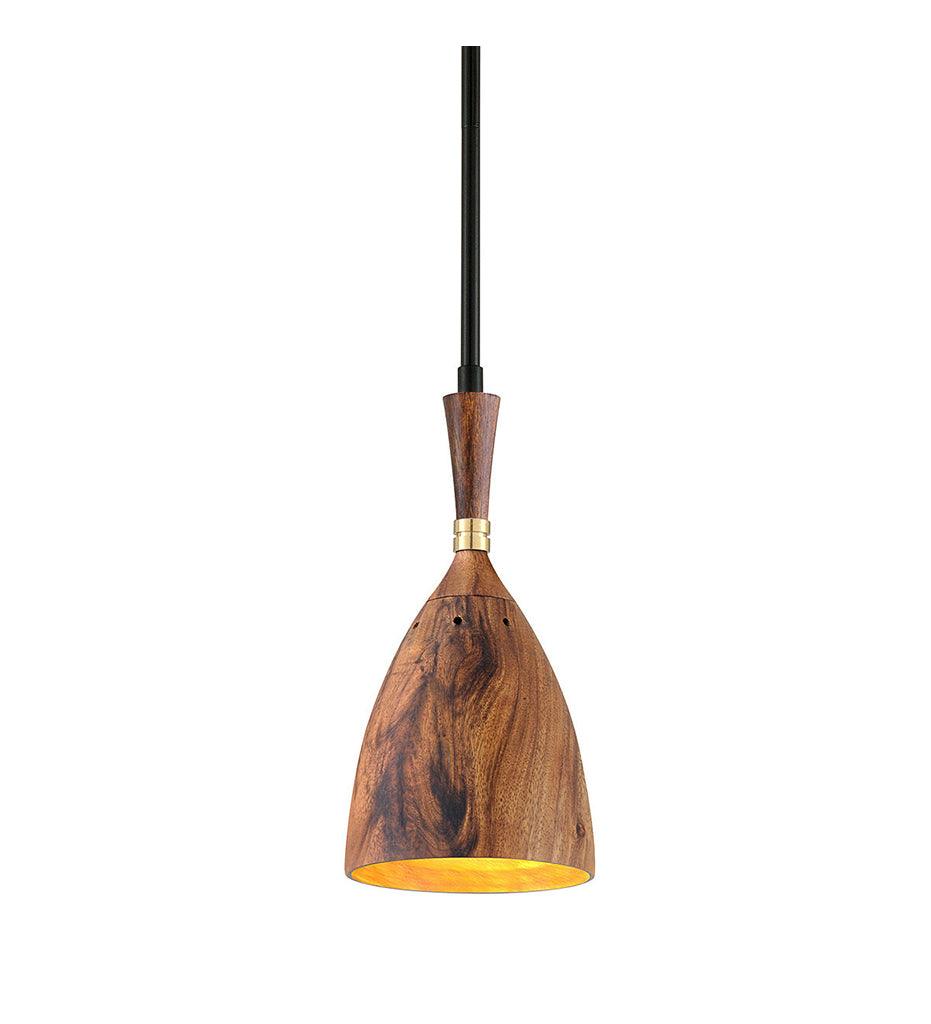 Allred Collaborative - HVLG - Utopia Pendant - Soft Black - Wood - Utopia Pendant - Soft Black - Wood - 280-41-SBK