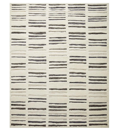 Allred Collaborative - Loloi - Bennett BEN-01 Ivory / Charcoal Rug - Bennett BEN-01 Ivory / Charcoal Rug - BENEBEN-01IVCC-2030