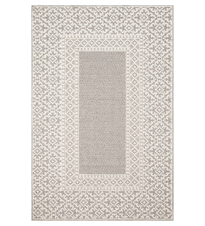 Allred Collaborative - Loloi - COL-05 Grey / Ivory Indoor / Outdoor Rug - COL-05 Grey / Ivory Indoor / Outdoor Rug - COLECOL-05GYIV2134