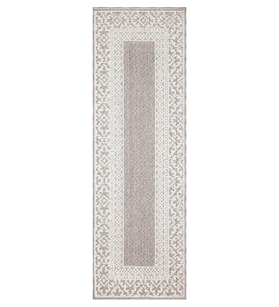 Allred Collaborative - Loloi - COL-05 Grey / Ivory Indoor / Outdoor Rug - COL-05 Grey / Ivory Indoor / Outdoor Rug - COLECOL-05GYIV2134