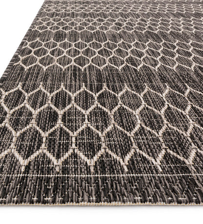 Allred Collaborative - Loloi - Isle IE-01 Black / Grey Indoor / Outdoor Rug - Isle IE-01 Black / Grey Indoor / Outdoor Rug - ISLEIE-01BLGY2239