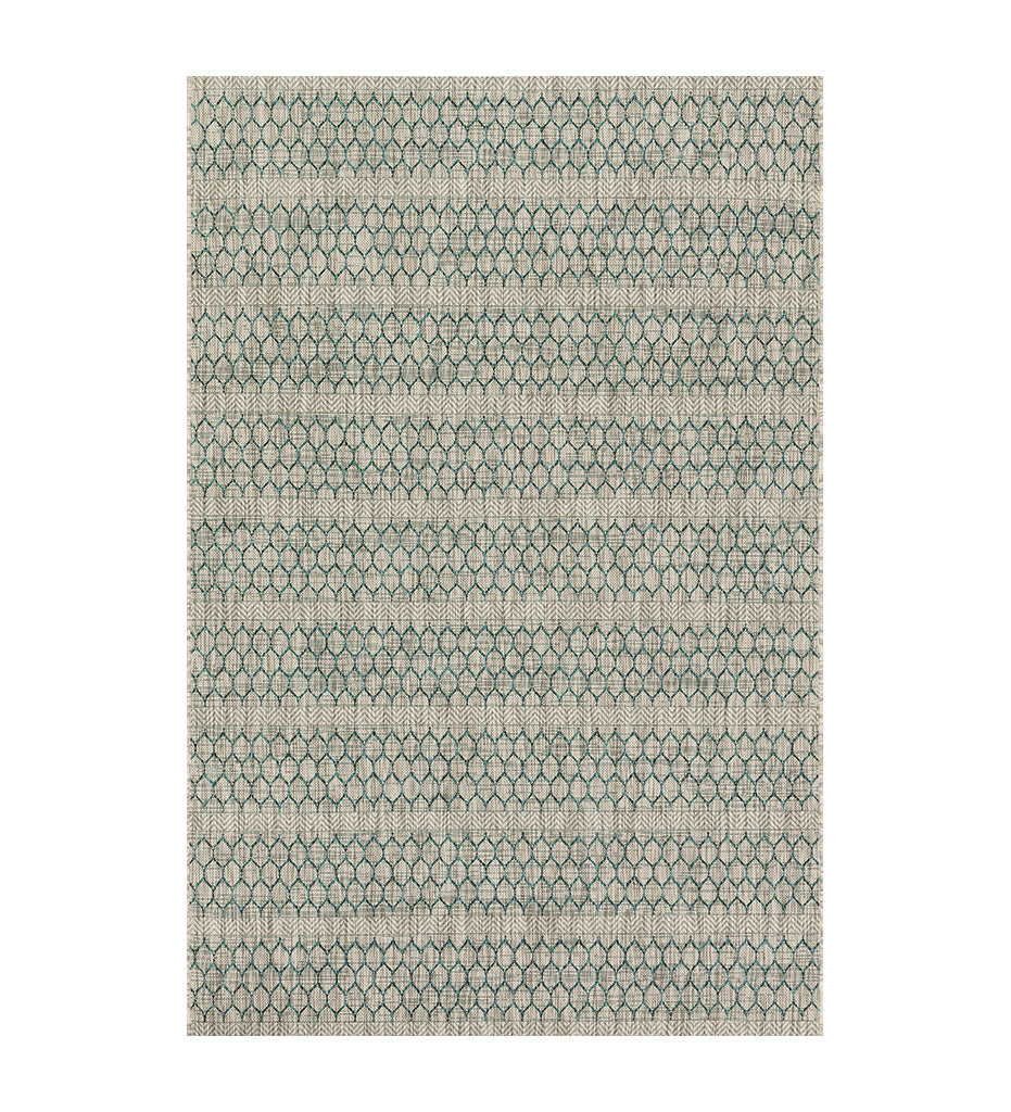 Allred Collaborative - Loloi - Isle IE-01 Grey / Teal Indoor / Outdoor Rug - Isle IE-01 Grey / Teal Indoor / Outdoor Rug - ISLEIE-01GYTE2239