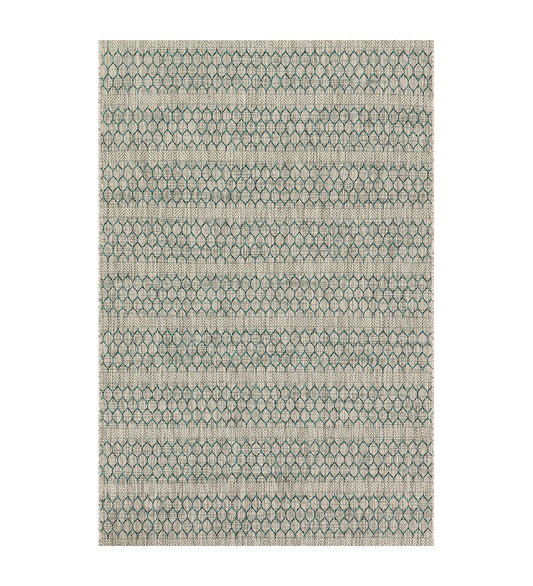 Allred Collaborative - Loloi - Isle IE-01 Grey / Teal Indoor / Outdoor Rug - Isle IE-01 Grey / Teal Indoor / Outdoor Rug - ISLEIE-01GYTE2239