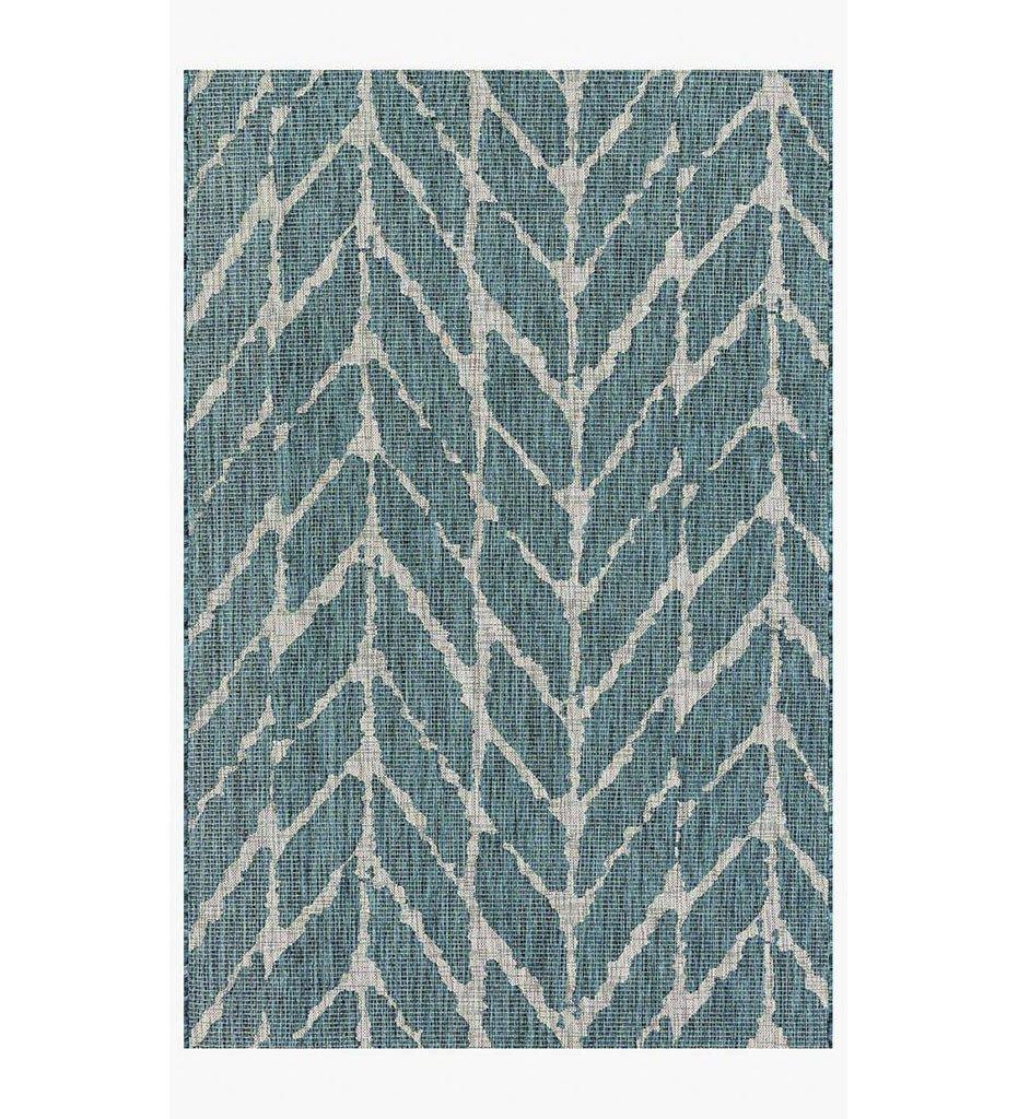 Allred Collaborative - Loloi - Isle IE-02 Teal / Grey Indoor / Outdoor Rug - Isle IE-02 Teal / Grey Indoor / Outdoor Rug - ISLEIE-02TEGY2239