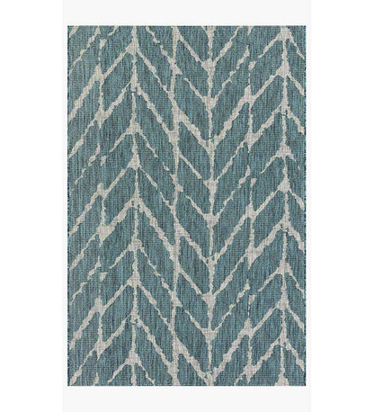 Allred Collaborative - Loloi - Isle IE-02 Teal / Grey Indoor / Outdoor Rug - Isle IE-02 Teal / Grey Indoor / Outdoor Rug - ISLEIE-02TEGY2239