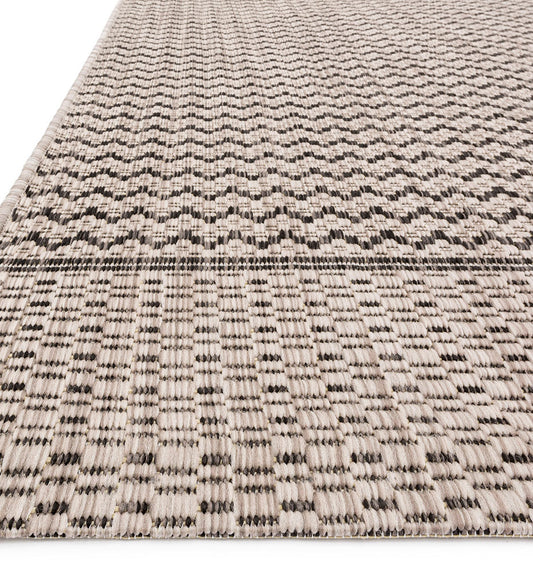 Allred Collaborative - Loloi - Isle IE-03 Grey / Black Indoor / Outdoor Rug - Isle IE-03 Grey / Black Indoor / Outdoor Rug - ISLEIE-03GYBL2239