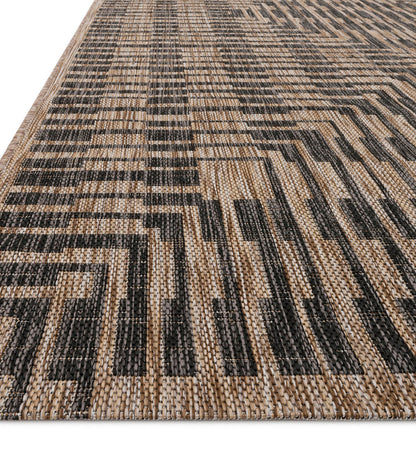 Allred Collaborative - Loloi - Isle IE-09 Brown / Black Indoor / Outdoor Rug - Isle IE-09 Brown / Black Indoor / Outdoor Rug - ISLEIE-09BRBL2239