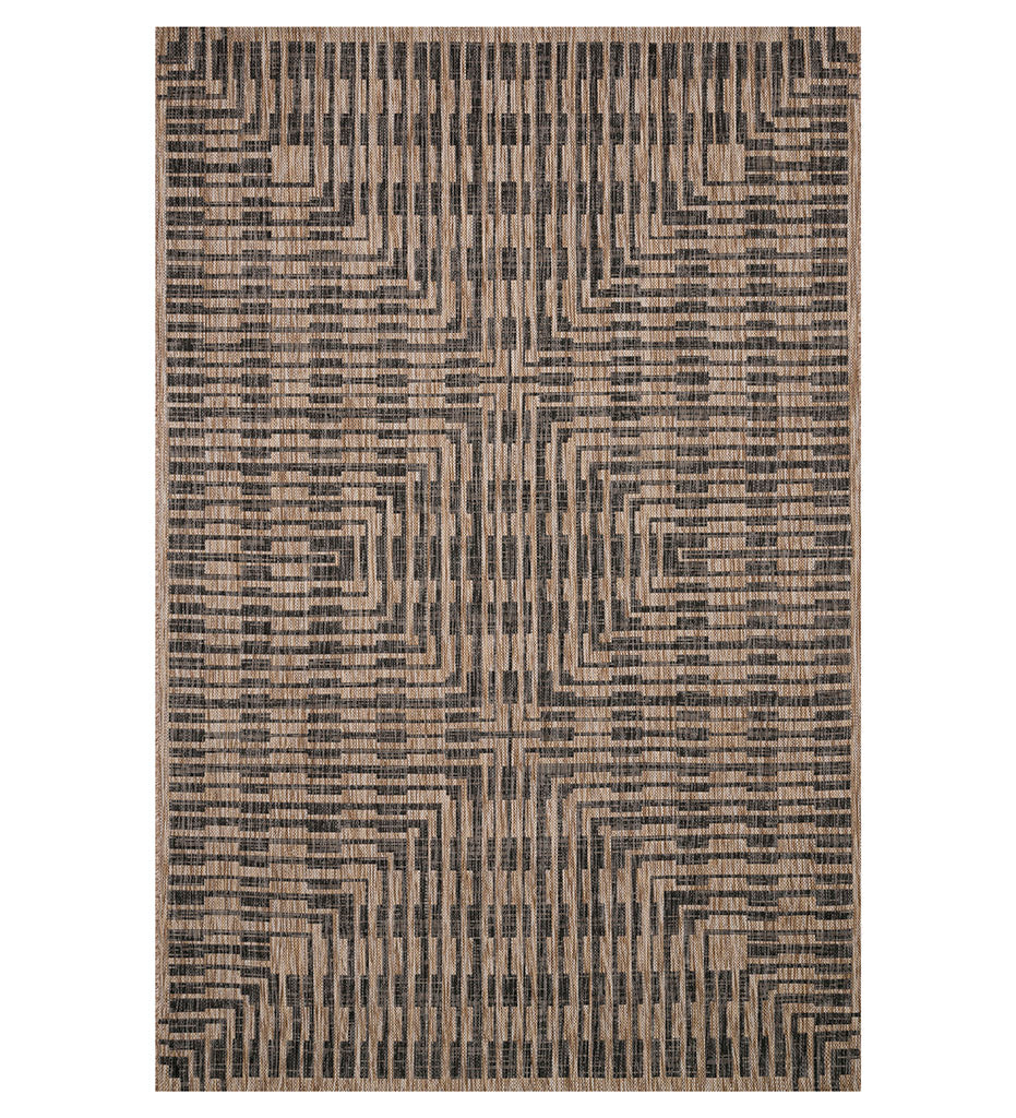 Allred Collaborative - Loloi - Isle IE-09 Brown / Black Indoor / Outdoor Rug - Isle IE-09 Brown / Black Indoor / Outdoor Rug - ISLEIE-09BRBL2239