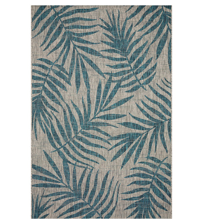 Allred Collaborative - Loloi - Isle IE-10 Grey / Teal Indoor / Outdoor Rug - Isle IE-10 Grey / Teal Indoor / Outdoor Rug - ISLEIE-10GRTE2239