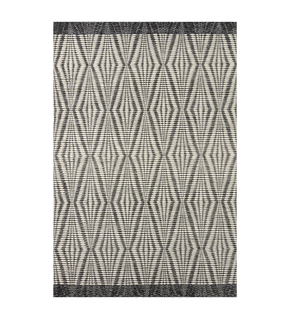 Allred Collaborative - Loloi - Kenzie KNZ-01 Ivory / Charcoal Rug - Kenzie KNZ-01 Ivory / Charcoal Rug - KENZKNZ-01IVCC2339