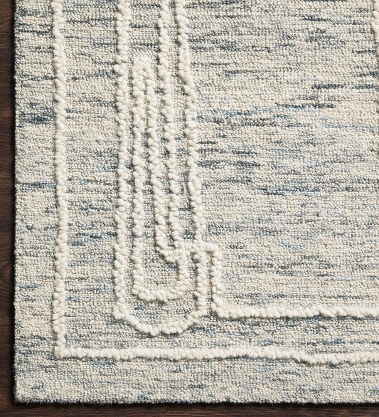 Allred Collaborative - Loloi - Leela LEE-01 Sky / White Rug - Leela LEE-01 Sky / White Rug - LEELLEE-01SCWH-2339