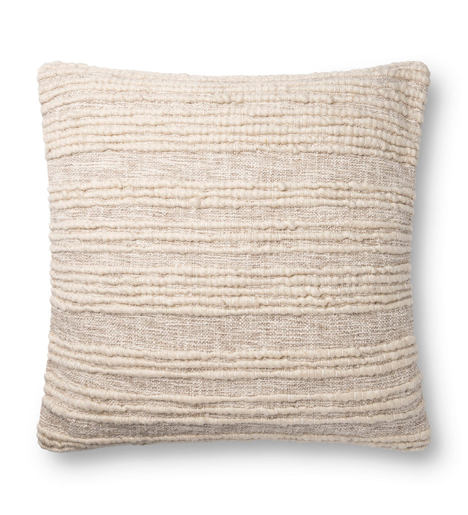 Allred Collaborative - Loloi - P0862 Natural Pillow - Square - P0862 Natural Pillow - Square - P096P0862NA00PIL3