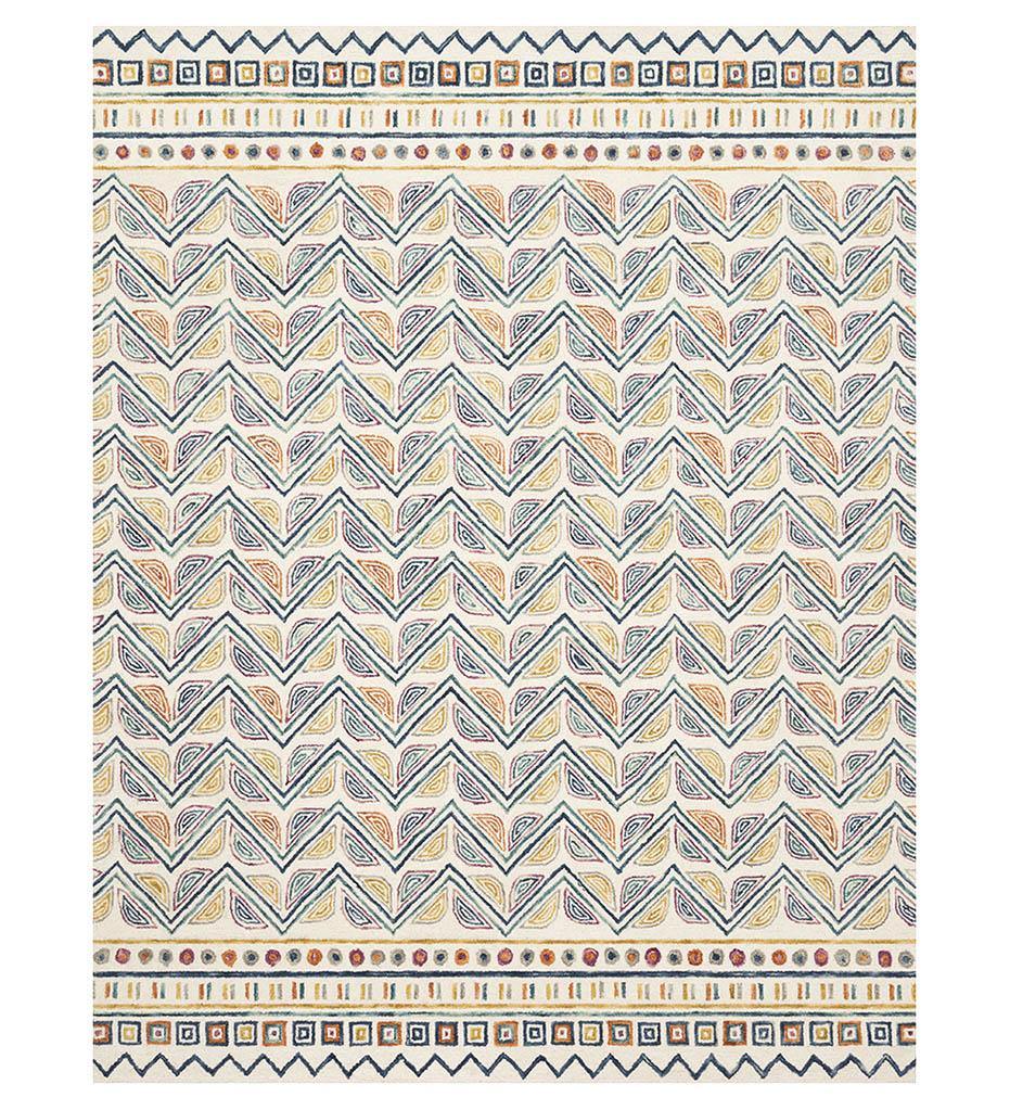 Allred Collaborative - Loloi - Priti PRT-03 Ivory / Multi Rug - Priti PRT-03 Ivory / Multi Rug - PRITPRT-03IVML2339