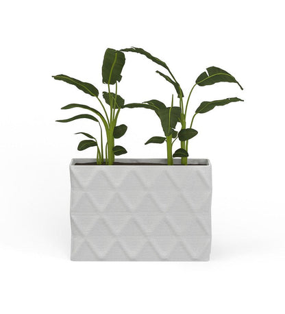 Allred Collaborative - Mobius - Avila Large Rectangular Planter - Diamond - - Avila Large Rectangular Planter - Diamond - - RCT1_26x39_0.24x1.25_PD1_GLCL