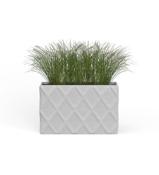 Allred Collaborative - Mobius - Avila Medium Rectangular Planter - Diamond - - Avila Medium Rectangular Planter - Diamond - - RCT1_20x32_0.24x1.25_PD1_GLCL