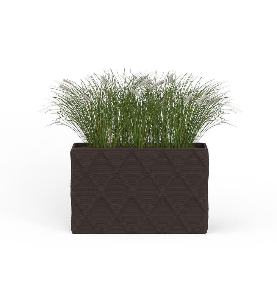 Allred Collaborative - Mobius - Avila Medium Rectangular Planter - Diamond - - Avila Medium Rectangular Planter - Diamond - - RCT1_20x32_0.24x1.25_PD1_GLCL