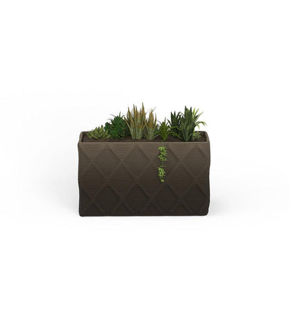 Allred Collaborative - Mobius - Avila Small Rectangular Planter - Diamond - - Avila Small Rectangular Planter - Diamond - - RCT1_13x24_0.24x1.00_PD1_GLCL