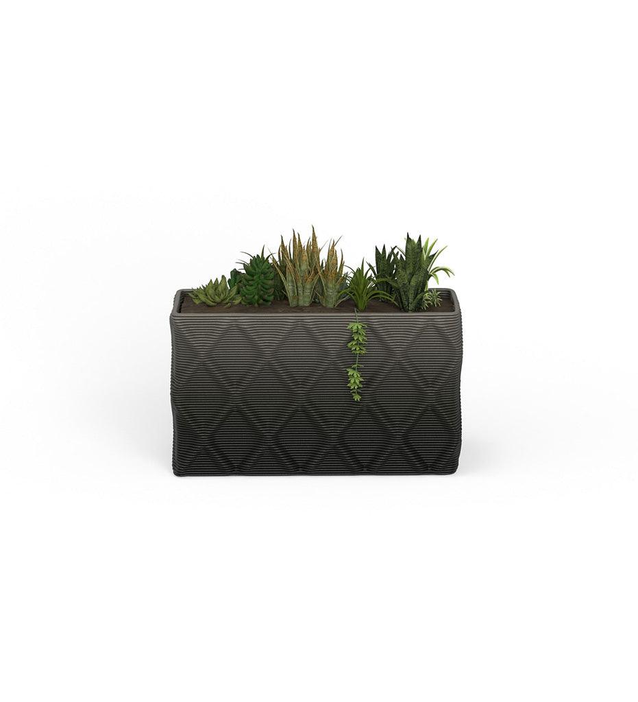 Allred Collaborative - Mobius - Avila Small Rectangular Planter - Diamond - - Avila Small Rectangular Planter - Diamond - - RCT1_13x24_0.24x1.00_PD1_GLCL