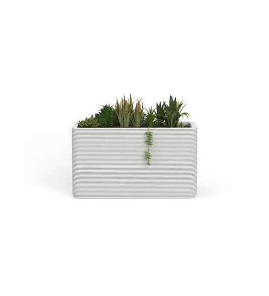 Allred Collaborative - Mobius - Avila Small Rectangular Planter - Stacks - - Avila Small Rectangular Planter - Stacks - - RCT1_13x24_0.24x1.00_P01_GLCL