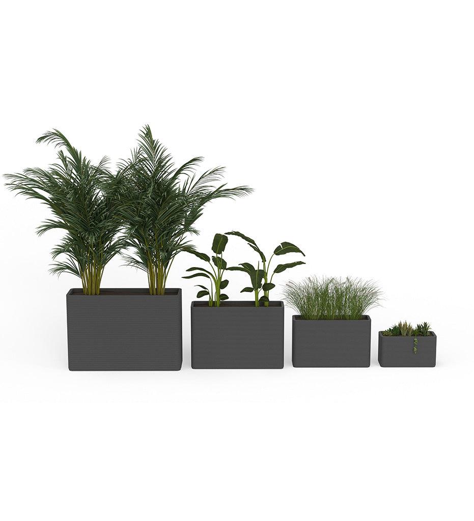 Allred Collaborative - Mobius - Avila Small Rectangular Planter - Stacks - - Avila Small Rectangular Planter - Stacks - - RCT1_13x24_0.24x1.00_P01_GLCL