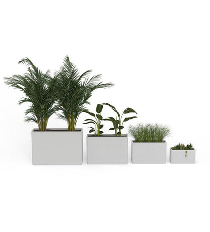 Allred Collaborative - Mobius - Avila Small Rectangular Planter - Stacks - - Avila Small Rectangular Planter - Stacks - - RCT1_13x24_0.24x1.00_P01_GLCL