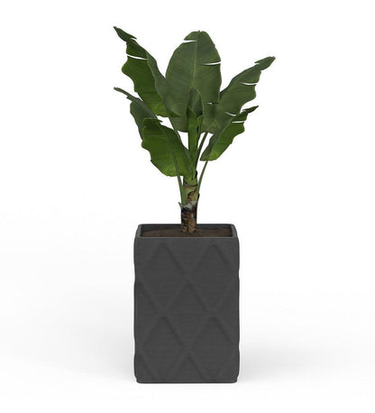 Allred Collaborative - Mobius - Montara Large Square Planter - Diamond - - Montara Large Square Planter - Diamond - - QDR1_26x19_0.24x1.25_PD1_GLCL