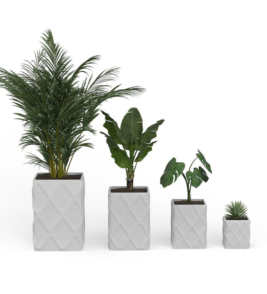 Allred Collaborative - Mobius - Montara Large Square Planter - Diamond - - Montara Large Square Planter - Diamond - - QDR1_26x19_0.24x1.25_PD1_GLCL