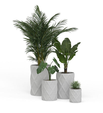 Allred Collaborative - Mobius - Solana Medium Round Planter - Diamond - - Solana Medium Round Planter - Diamond - - CYL1_20x16_0.24x1.25_PD1_GLCL