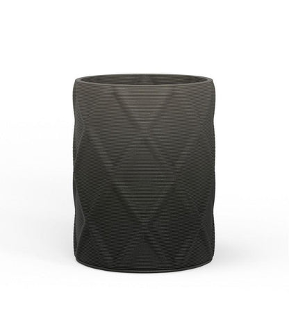 Allred Collaborative - Mobius - Solana Medium Round Planter - Diamond - - Solana Medium Round Planter - Diamond - - CYL1_20x16_0.24x1.25_PD1_HSLT