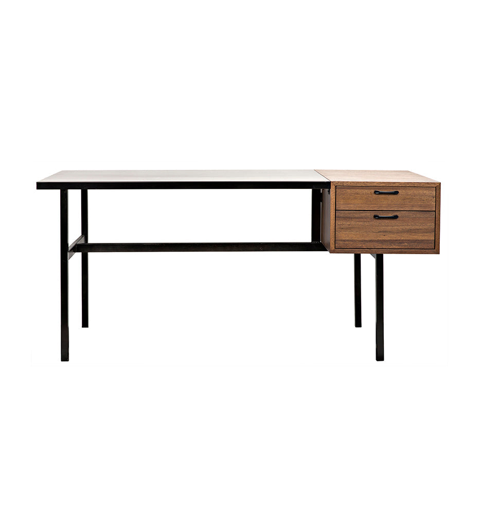 Allred Collaborative - Noir - Algeron Desk with Black Steel - Algeron Desk with Black Steel - GDES144MTB